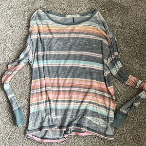WE THE FREE - colorful striped shirt